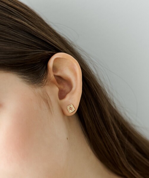 ete ピアス 1度着用 ete ピアス 「レイヤード」 シルエット レディース : ZOZOTOWN