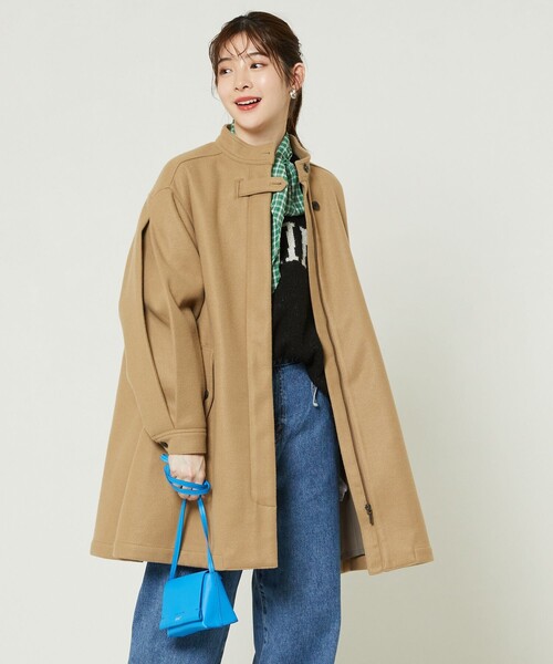 FGO リリス コート FREAK'S STORE（フリークスストア） コート フリ- ネイビー レディース