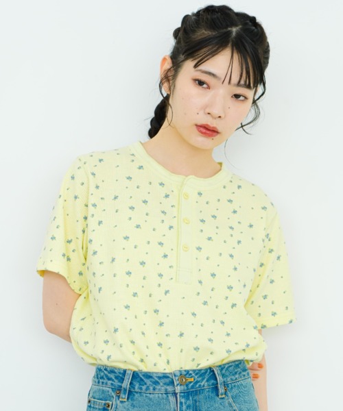 tシャツ 「eLur」フラワーサーマルT レディース eLur tシャツ 「eLur」フラワーサーマルT レディース : ZOZOTOWN