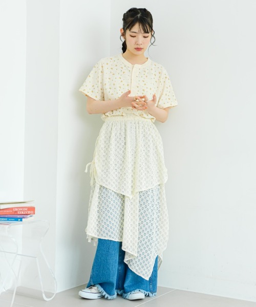 tシャツ 「eLur」フラワーサーマルT レディース eLur tシャツ 「eLur」フラワーサーマルT レディース : ZOZOTOWN