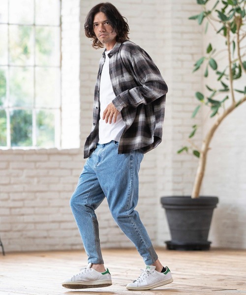 「CAMBIO」 デニムパンツ L インディゴブルー メンズ