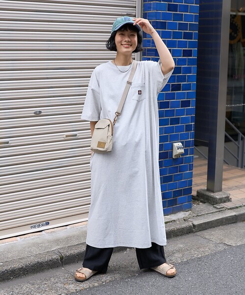 タグ付き　美品　別注　FILL THE BILL バンドカラー シャツワンピース ◇バンドカラーシャツワンピース/CLUEL 11月号掲載（マキシ