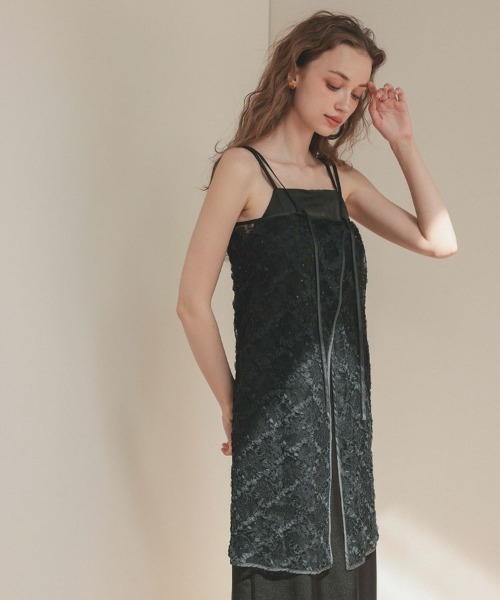 DONOBAN（ドノバン） ドレス 「ANDRESD」kirakira fluffy lace dress