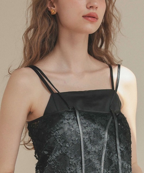 DONOBAN（ドノバン） ドレス 「ANDRESD」kirakira fluffy lace dress