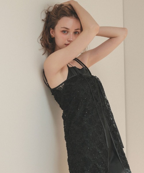DONOBAN（ドノバン） ドレス 「ANDRESD」kirakira fluffy lace dress