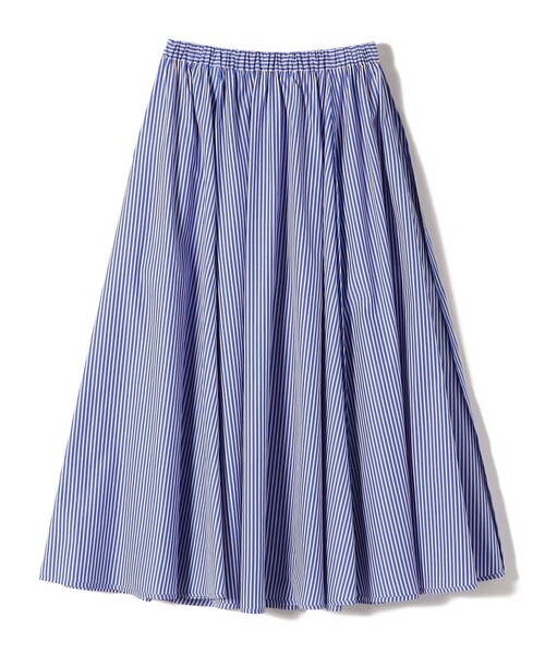 SHIPS（シップス） スカート SHIPS Primary Navy Label:ストライプ