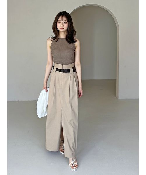 SNIDEL ニット セーター カップインキャミニットプルオーバー