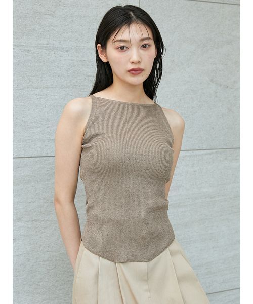 SNIDELHOME/カップインニットトップス&パンツセット カップインキャミニットプルオーバー（ニット）｜SNIDEL