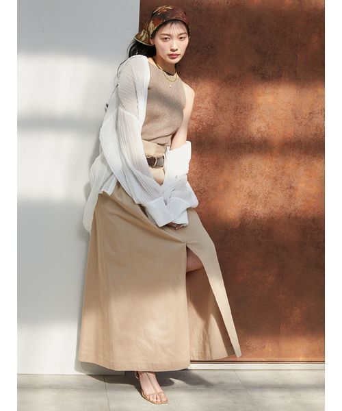 SNIDELHOME/カップインニットトップス&パンツセット SNIDEL ニット セーター カップインキャミニットプルオーバー