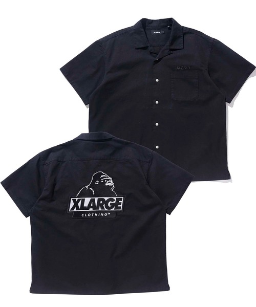 XLARGE 「XLARGE」 半袖シャツ L ブラック メンズ : ZOZOTOWN