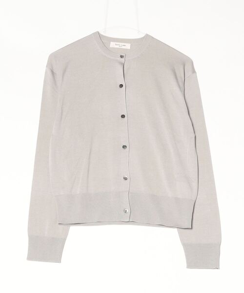 「Demi-Luxe BEAMS」 ニットカーディガン 38 シルバー レディース