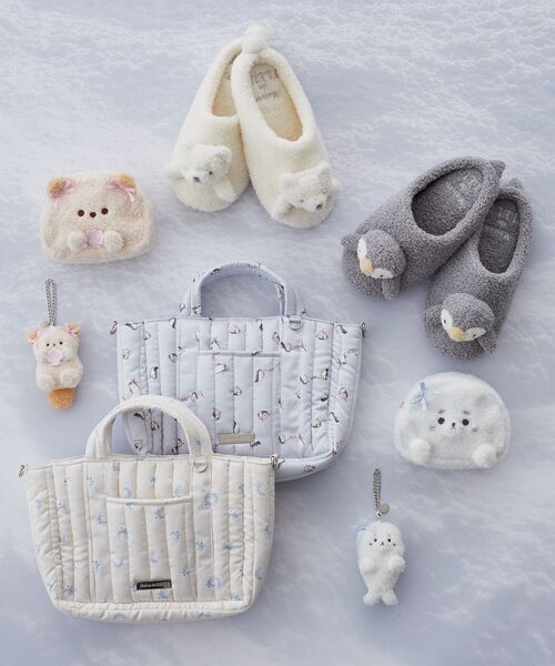 Maison de FLEUR ショルダーバッグ バッグ ペンギンキルト