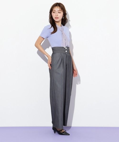 ジルバイジルスチュアート レースアップ ニット 新品未使用 JILL by JILLSTUART（ニット/セーター）のフリマアイテム一覧