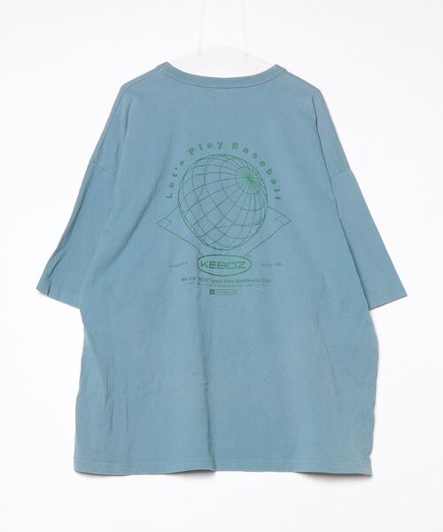 「KEBOZ」 半袖Tシャツ XX-LARGE ブルー メンズ