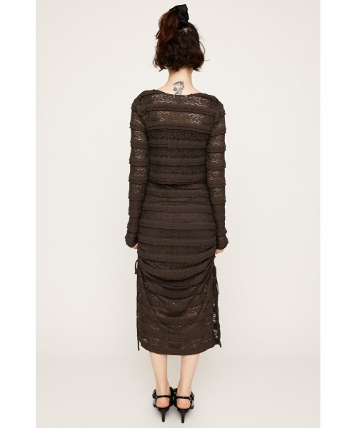 SLY ワンピース FRONT BUTTON LACE 2P L/OP フロントボタン