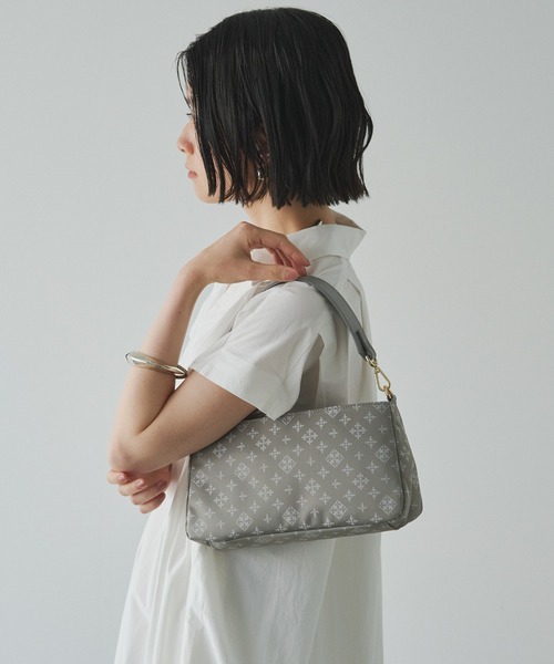 ラシットrussetハンドバッグ2Way グレー×ライトグレー russet 「russet」 2WAYバッグ FREE ライトグレー レディース