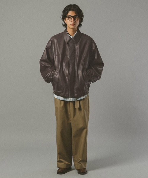 【期間限定販売】レザージャケット RAGEBLUE RAGEBLUE ブルゾン アウター Synthetic leather track jacket