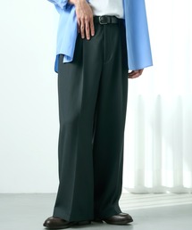 CIYOT ワイドパンツ スラックス 「CIYOT」ラスターレスウールライク
