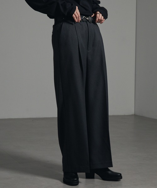 CIYOT スラックス 「CIYOT-シヨウト-」ラスターレスウールライク