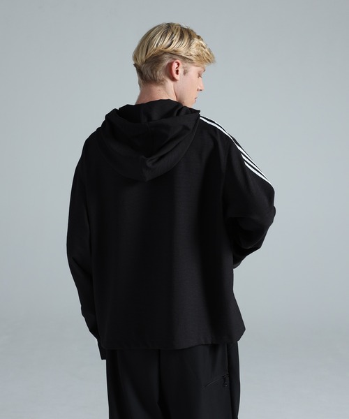 Y-3 ブルゾン アウター HOODED TRACK TOP 3-STRIPES メンズ レディース