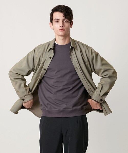 UNITED ARROWS（ユナイテッドアローズ） シャツ ツイードライク ダブル