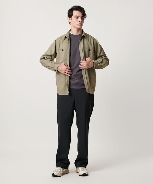 UNITED ARROWS（ユナイテッドアローズ） シャツ ツイードライク ダブル