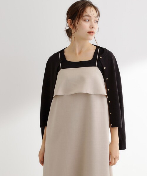 ワンピース 「カセット服」洗えるAラインキャミワンピース | grove | 10