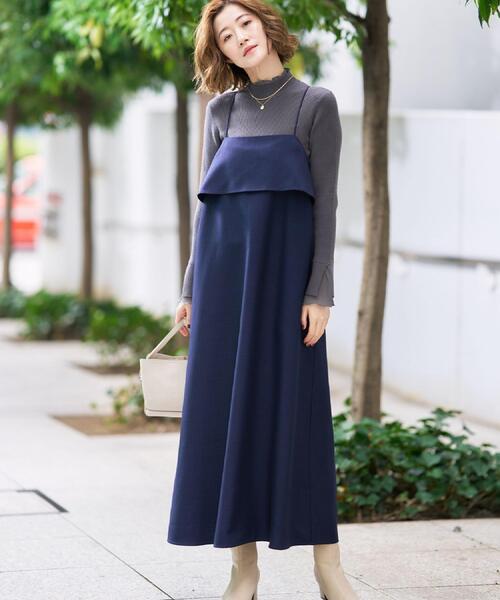 ワンピース 「カセット服」洗えるAラインキャミワンピース | grove | 15