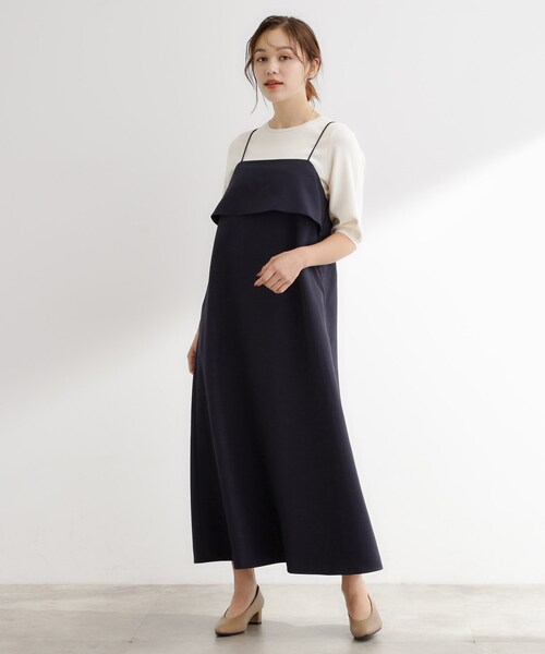 ワンピース 「カセット服」洗えるAラインキャミワンピース | grove | 18