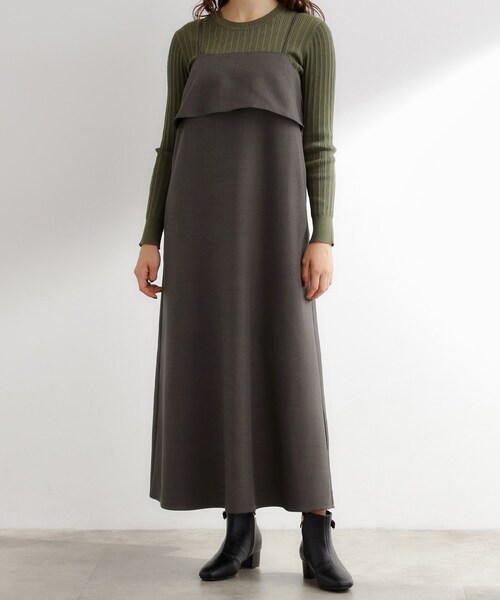 ワンピース 「カセット服」洗えるAラインキャミワンピース | grove | 21