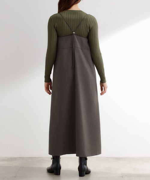 ワンピース 「カセット服」洗えるAラインキャミワンピース | grove | 23