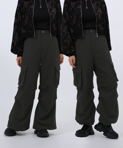 HARE（ハレ） カーゴパンツ FREE ブラック系その他 レディース