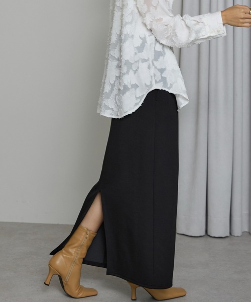 SOTT スカート Ponte Long Skirt / ポンチロングスカート : ZOZOTOWN
