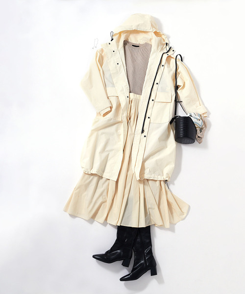 「N.O.R.C」 マウンテンパーカー S キャメル レディース_画像2