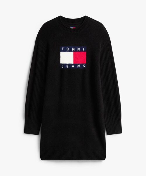 新品トミージーンズ   jeans ロゴ スウェット ワンピース TOMMY JEANS（トミー・ジーンズ） ワンピース クレストパーカー