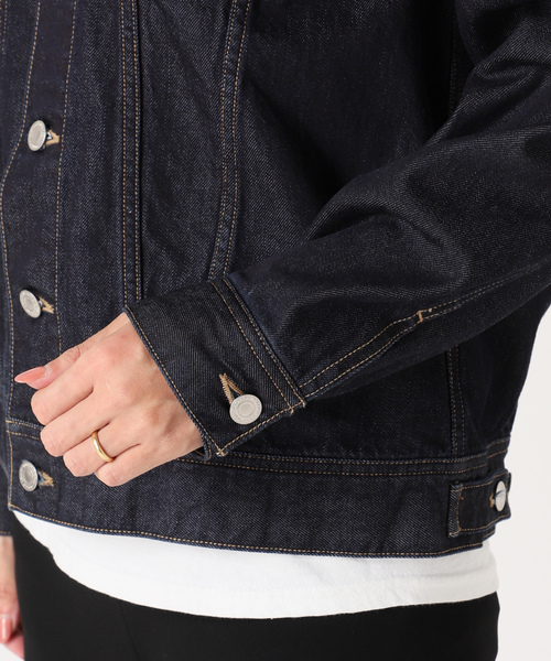 AP STUDIO デニムジャケット - ネイビー レディース : ZOZOTOWN Yahoo