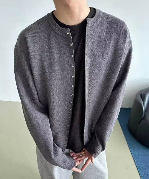 カーディガン シルバーボタンカーディガン メンズ レディース | CREARE -LINO- | 06