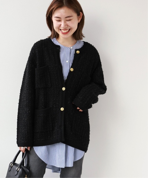 ジャーナルスタンダードrelume 別注 ヘビーピケ ジャケット カーディガン 中古・古着通販】JOURNAL STANDARD relume (ジャーナルスタンダード