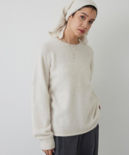 THE PAUSE ニット セーター 「THE PAUSE」ファーニットスカーフSET