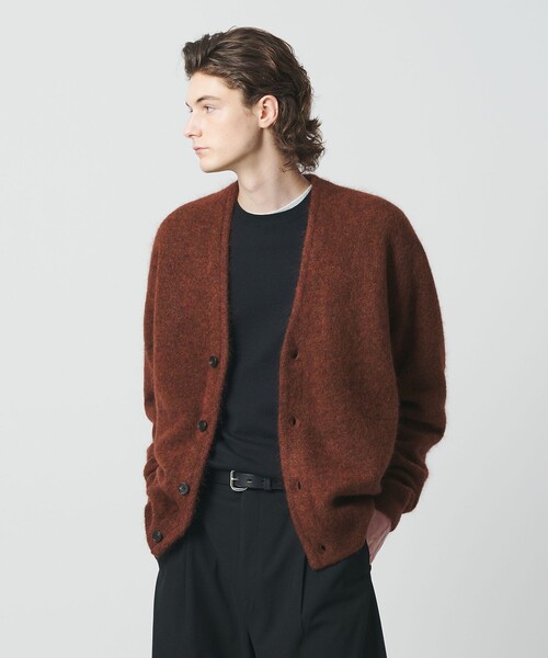 BEAUTY＆YOUTH UNITED ARROWS カーディガン シャギー モヘヤ Vネック