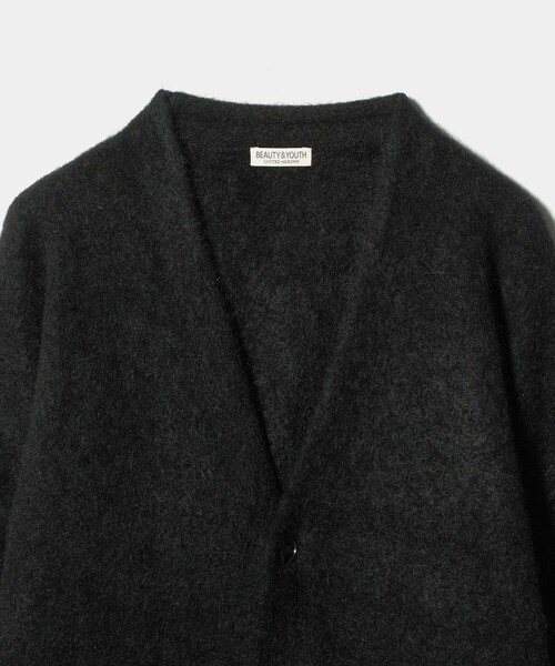 BEAUTY＆YOUTH UNITED ARROWS カーディガン シャギー モヘヤ Vネック