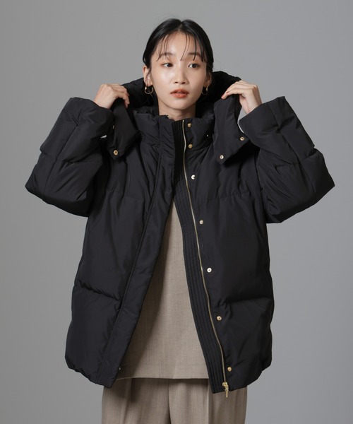 NANO universe（ナノ・ユニバース） ダウンジャケット FREE ブラック