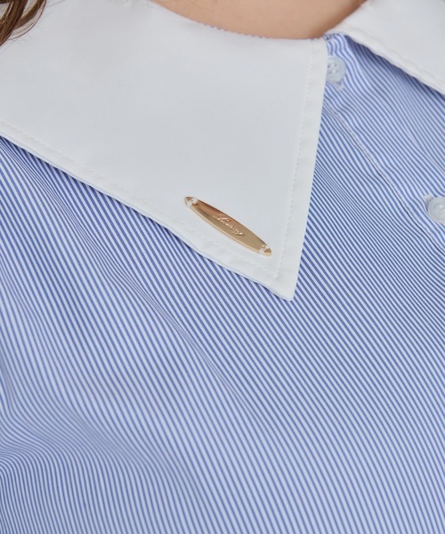 「Louiosy」 半袖ワンピース X-LARGE ブルー系その他2 レディース_画像5