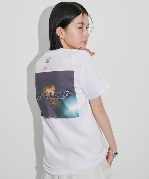 「TANGTANG」 半袖Tシャツ S ホワイト レディース_画像5