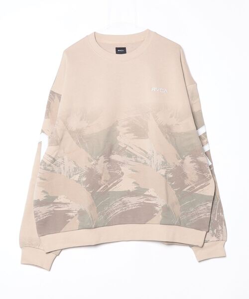 RVCA  トレーナー ベージュ S RVCA（ルーカ） トレーナー スウェット ユニセックス カジュアル
