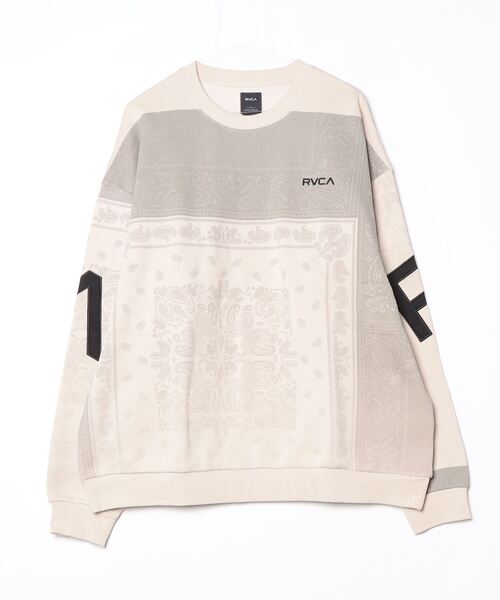 RVCA（ルーカ） トレーナー スウェット RVCA FADE BACK SIDE ARCH RVCA