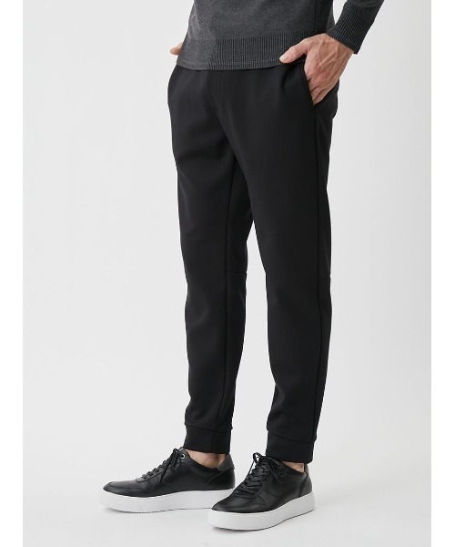 アウール　ブラック パンツ　スラックス Lサイズ AOURE（アウール） パンツ 「The First Class」CERVIVO ジョガーパンツ