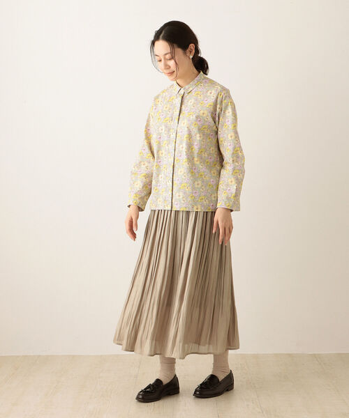 「Afternoon Tea」 フレアスカート MEDIUM ブルー レディース_画像3