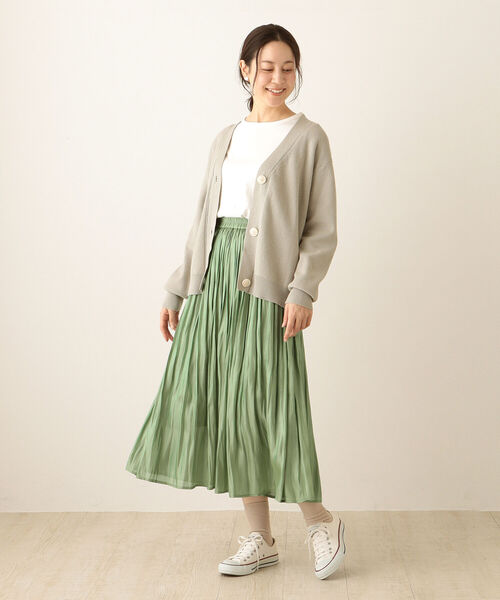 「Afternoon Tea」 フレアスカート MEDIUM ブルー レディース_画像6