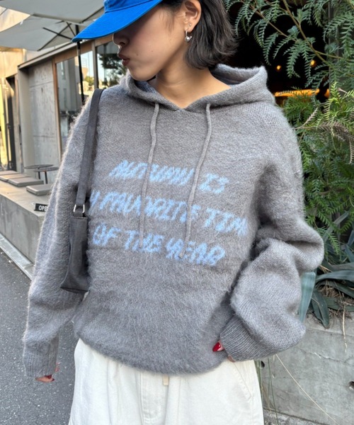 CIAOPANIC TYPY（チャオパニックティピー） パーカー モヘアタッチ